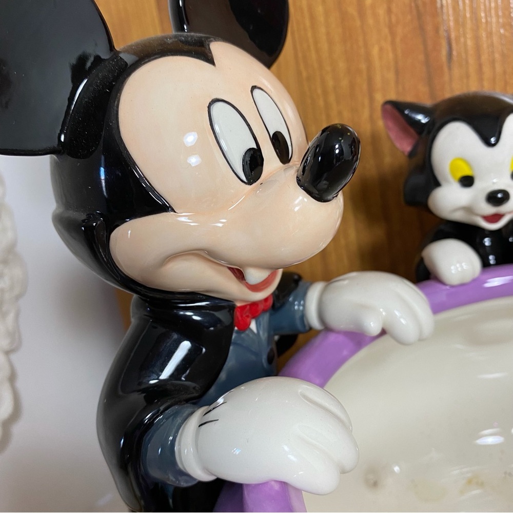 Disney Mickey & Minnie Mouse Halloween Candy Bowl – Ceramic Collectible Decor - Picture 7 of 11